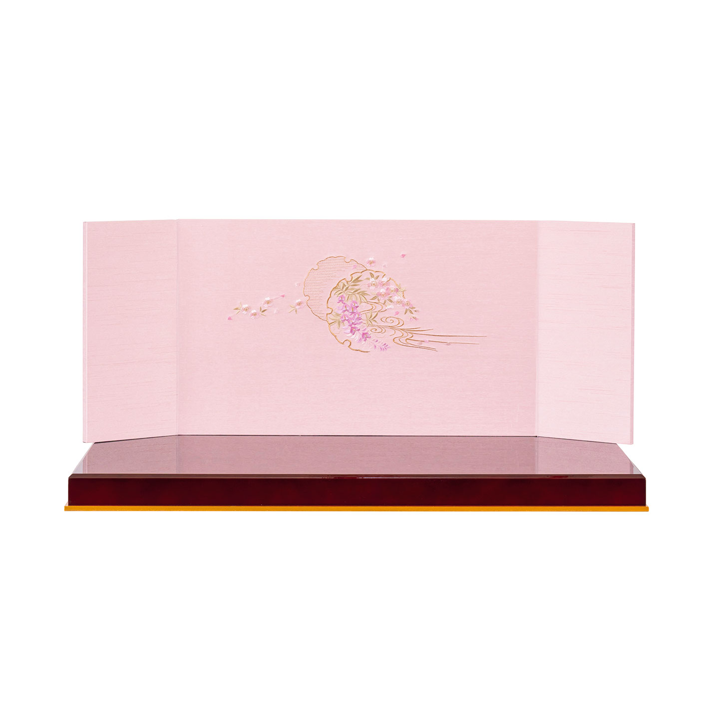 京雛 安藤桂甫 親王飾り(商品コード:441-2111-01)屏風の引き