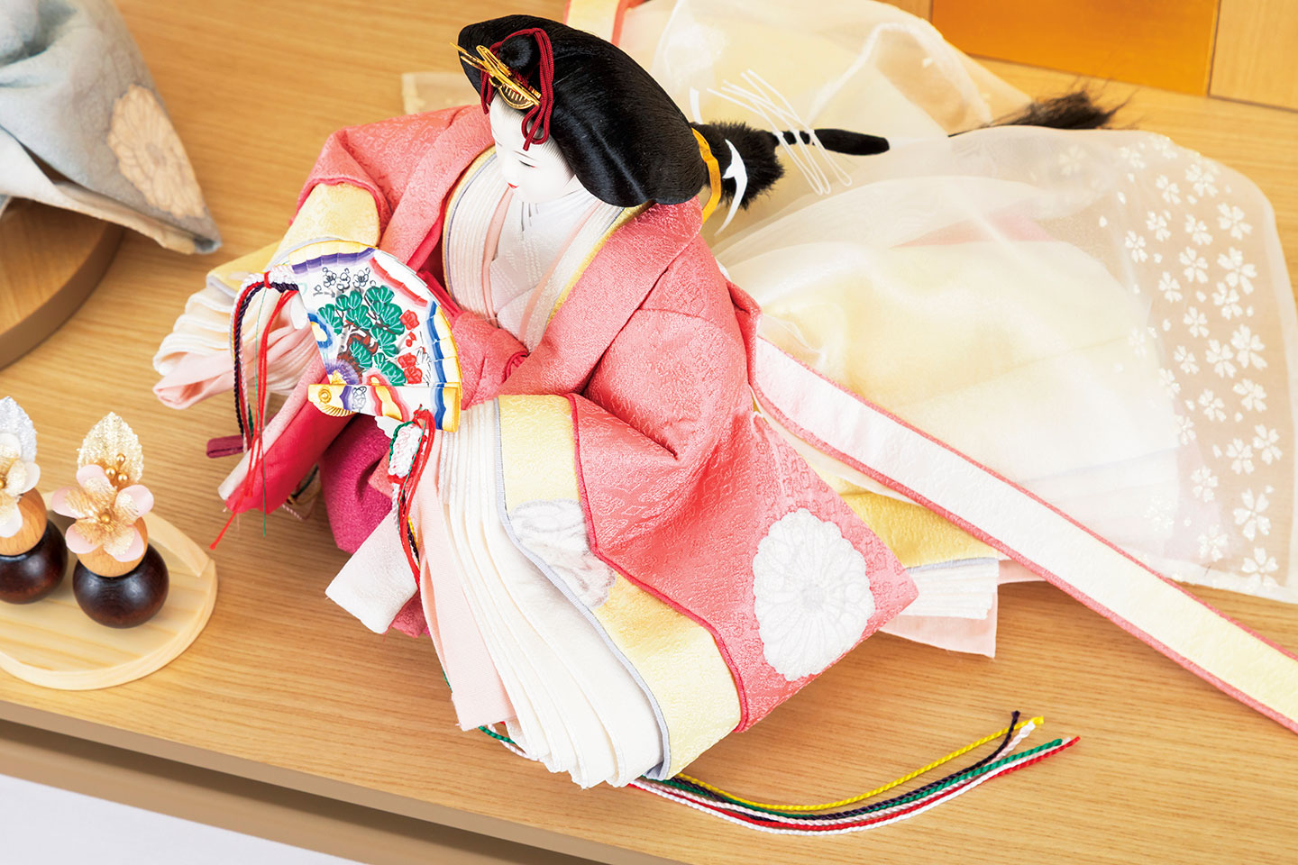 オリジナル新作京辻が花 単品(商品コード:454-2003-02)お雛様の着物