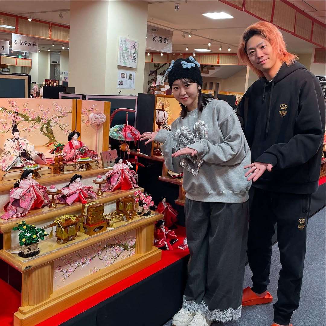 こんにちは！吉浜人形です。高浜本店にご来店頂きました！ @to_tetsuya @minegishi_31chan